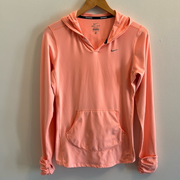 Nike Dri fit orange running top size medium - Picture 1 of 4